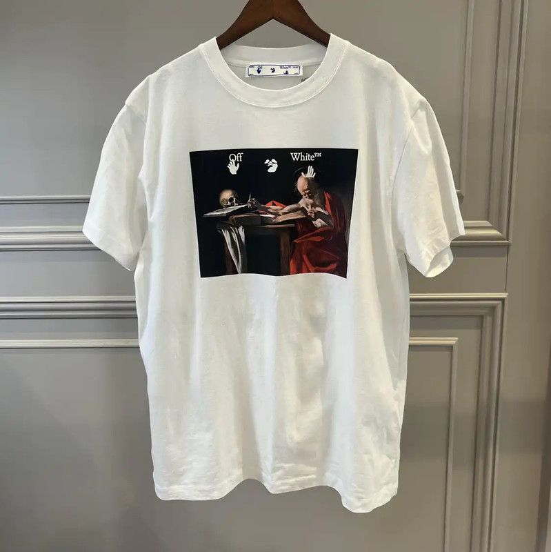 Off-White Off-White Summer Short Sleeve White T-Shirt 0089 Size XS / US 0-2 / IT 36-38 - 1 Thumbnail