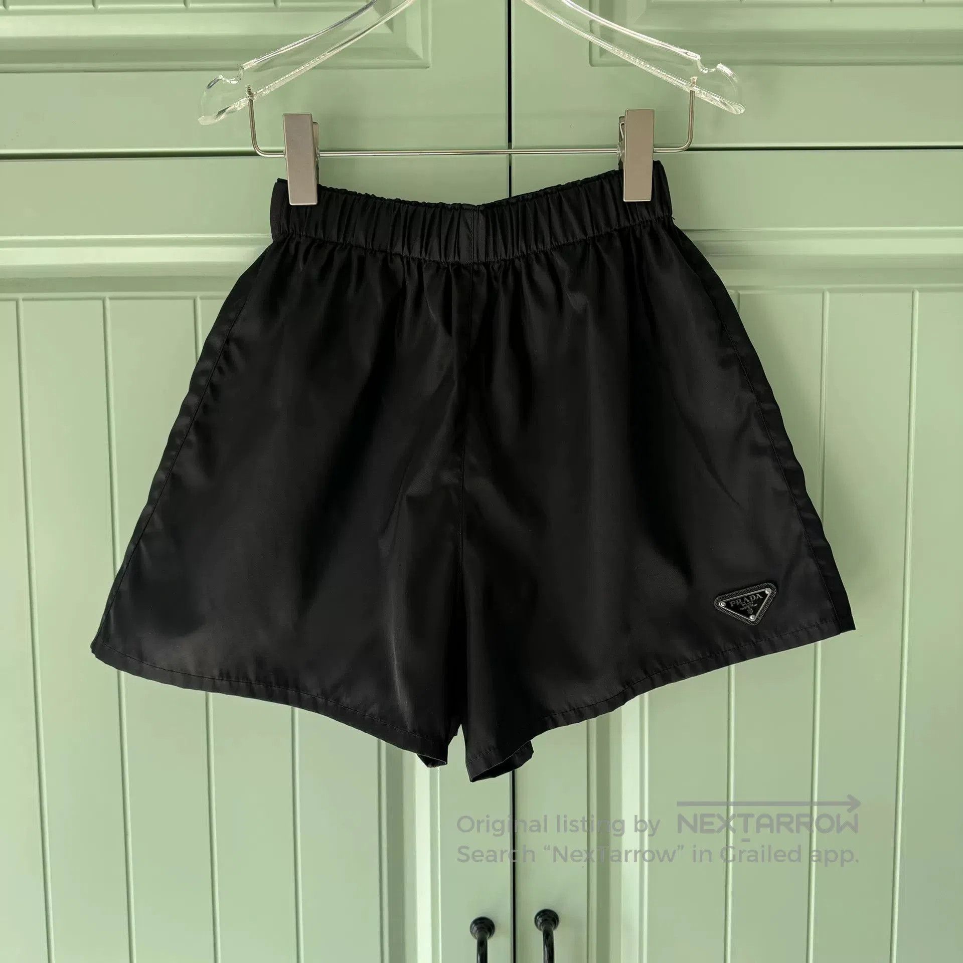 Prada Prada RE-NYLON Black Shorts Size 36. Size US 36 / EU 52 - 1 Thumbnail