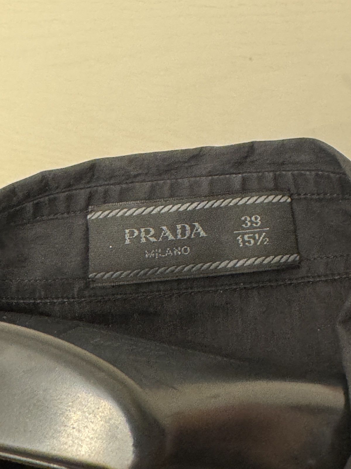 Prada Prada ruffled shirt size 39 M 15 1/2 Size US M / EU 48-50 / 2 - 10 Thumbnail