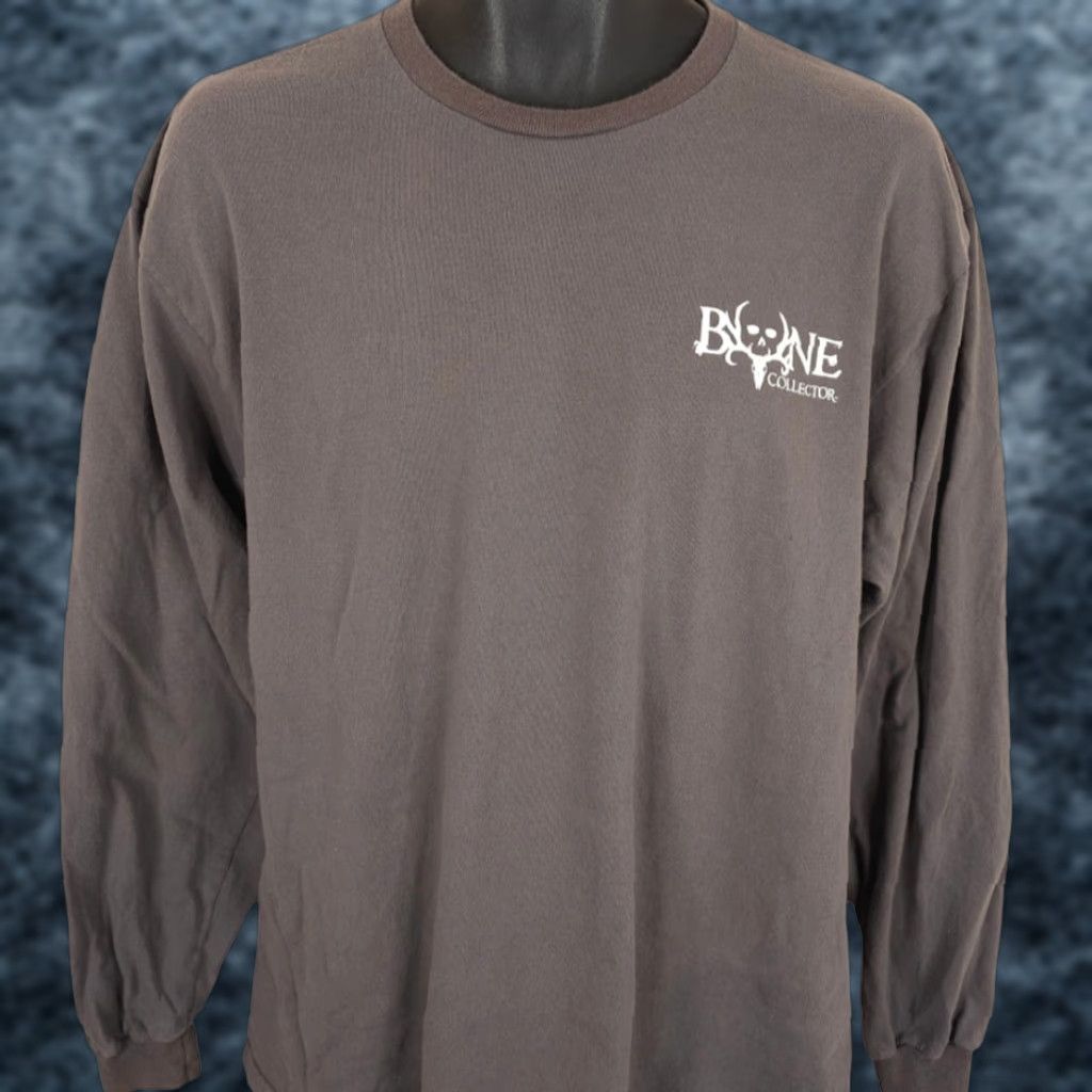 Bones Bone Collector Deer Hunting T-Shirt Mens Large Gray Long Sleeve Size US L / EU 52-54 / 3 - 1 Thumbnail