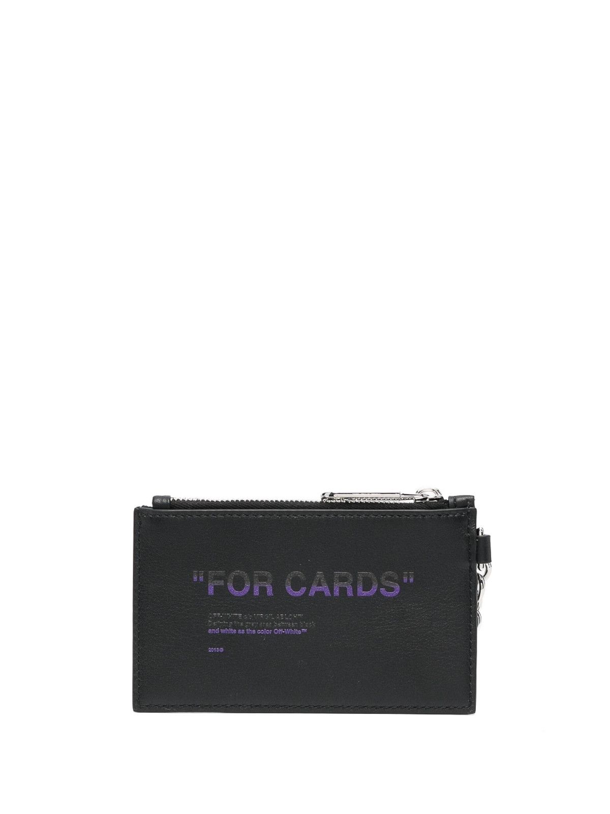 Off-White o1y0325 Size : OS / Logo Card Holder in Black Size ONE SIZE - 3 Thumbnail
