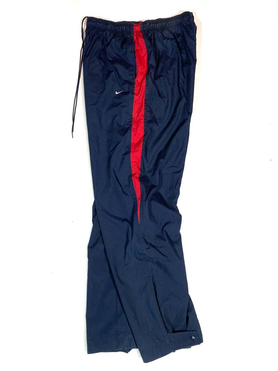 Nike Nike Track Pants Vintage Navy Nylon Y2K Parachute Size US 34 / EU 50 - 1 Thumbnail