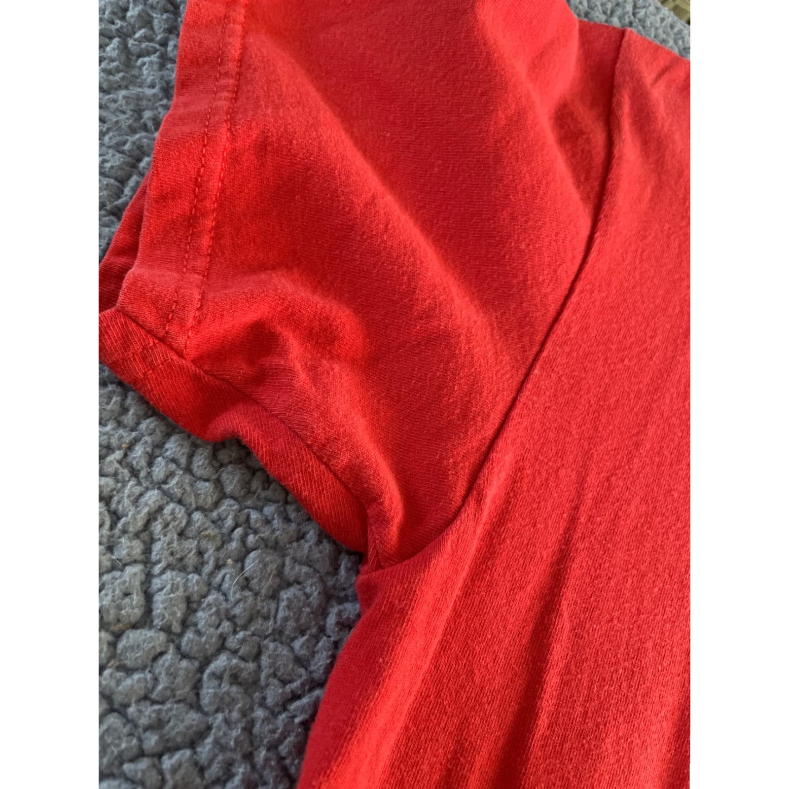 Quiksilver VINTAGE Quicksilver T-Shirt Shirt Red M Men's Short Sleeve 90s Sports Surfing Skateboarding Cotton Cut Medium Tag Size US M / EU 48-50 / 2 - 4 Thumbnail