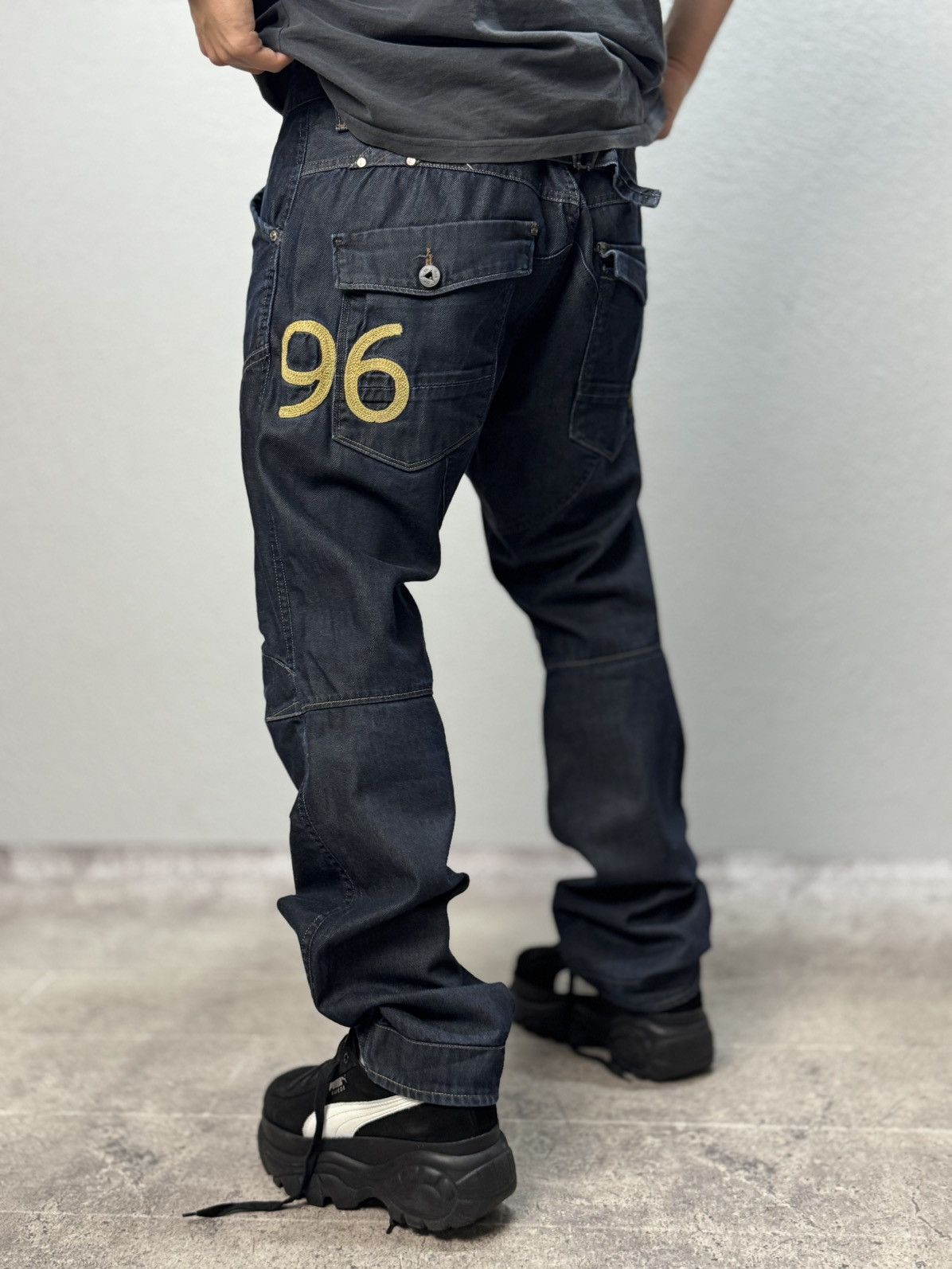 G-Star Vintage G-star Opium Cargo Avantgarde Bontage Baggy Pants Size US 36 / EU 52 - 1 Thumbnail