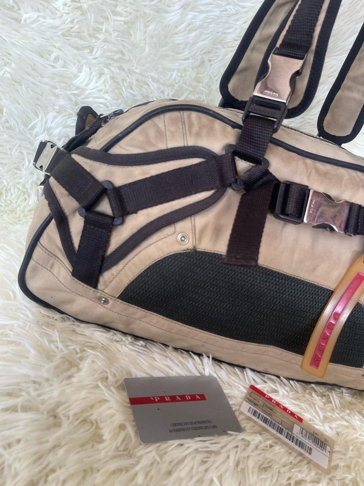 Prada × Vintage 2000s Prada Technical Bag Size ONE SIZE - 6 Thumbnail