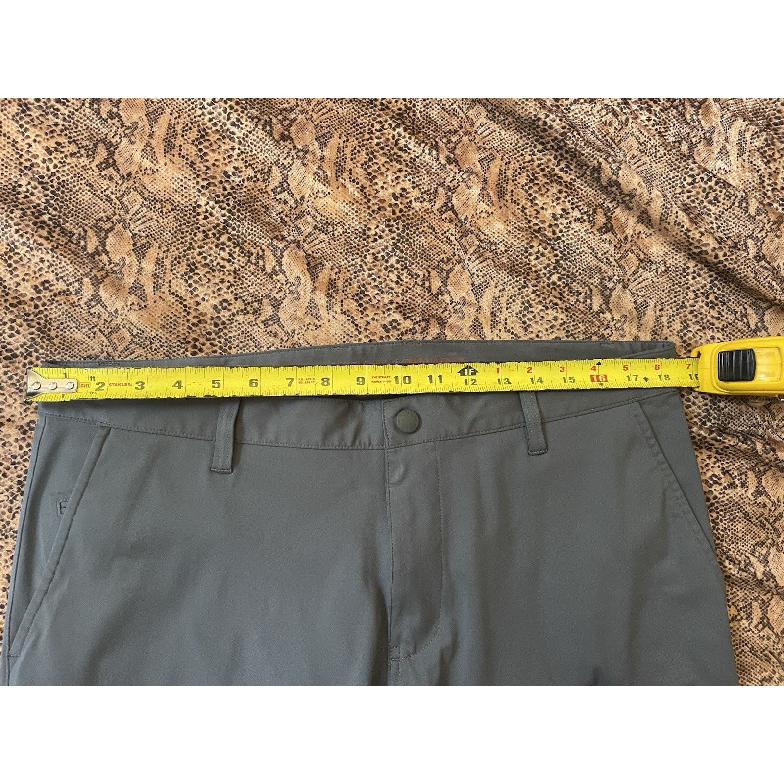 Rhone Rhone Commuter Pants Men Iron Grey Performance Classic 35 Size US 35 - 3 Thumbnail