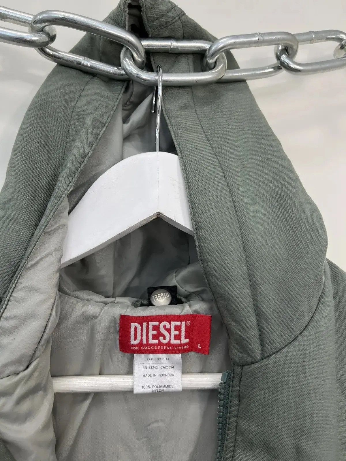 Diesel × Vintage Vintage Diesel Women's Y2K Hype Avant Garde Japanese Jacket Size L / US 10 / IT 46 - 8 Thumbnail
