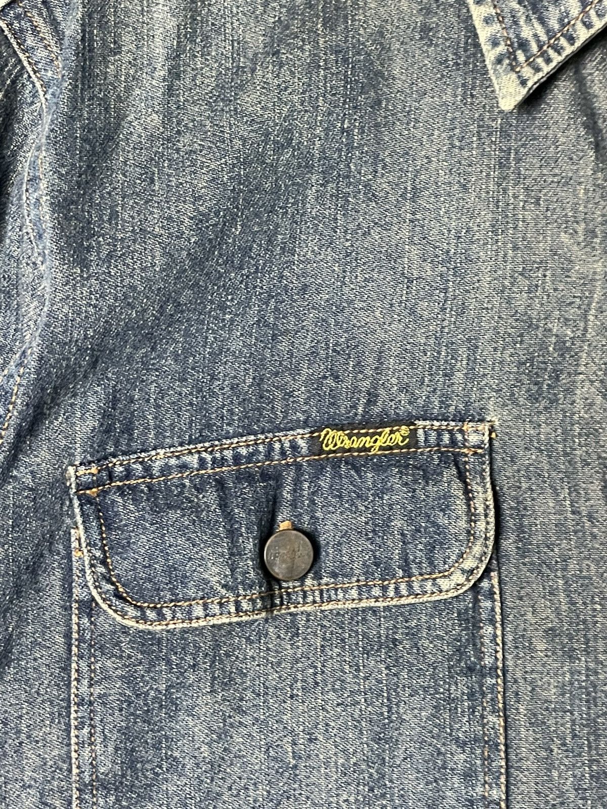 Vintage × Wrangler Wrangler Denim Button Up Shirts (51) Size US M / EU 48-50 / 2 - 5 Thumbnail
