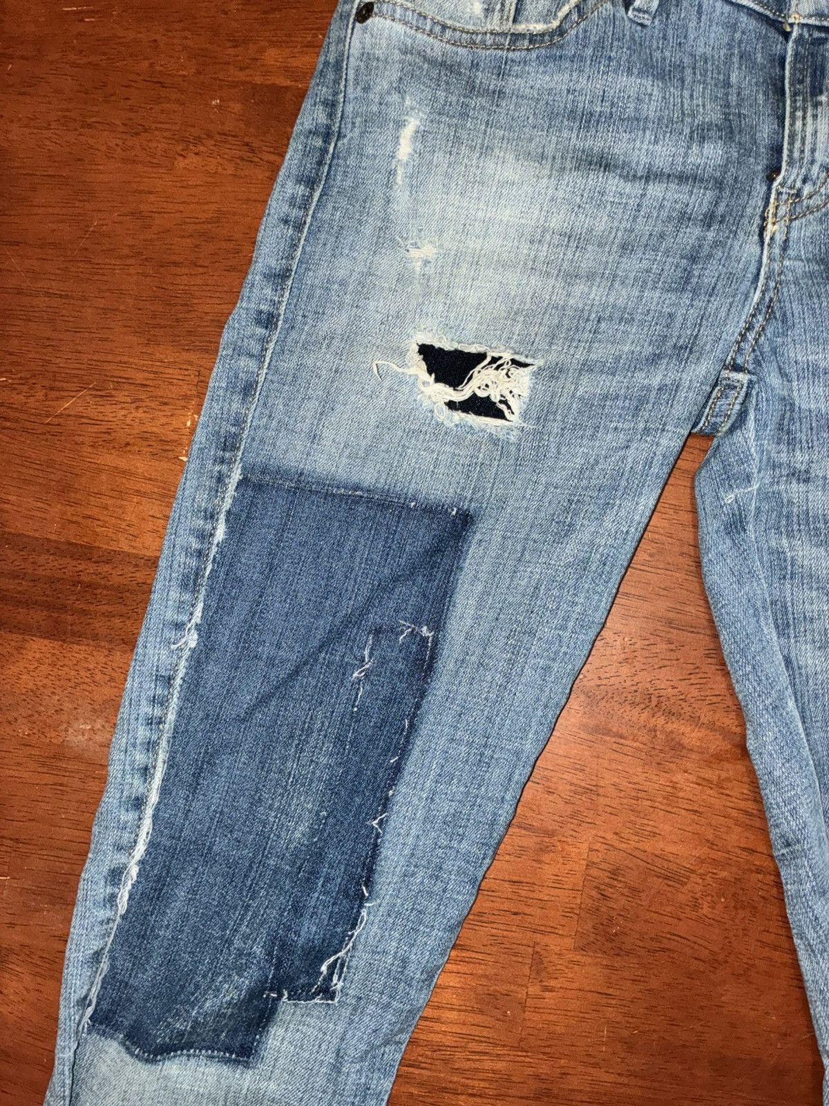 Guess Guess Jean Skinny Mid Women’s Size 26 Distressed Y2K Grunge Size 26" / US 2 / IT 38 - 4 Thumbnail