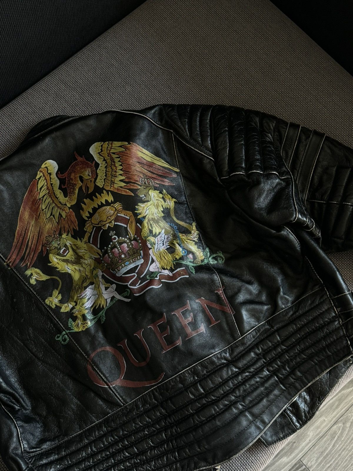 Other Queen Blue System 1990 leather jacket Size US M / EU 48-50 / 2 - 1 Thumbnail