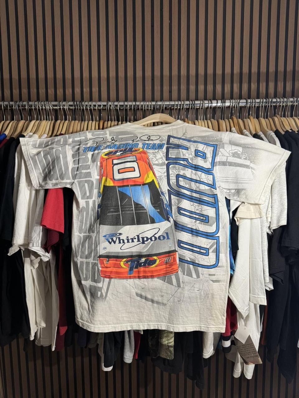 Tultex Vintage NASCAR Ricky Rudd Tide Racing AOP - Large Tultex tag Size US L / EU 52-54 / 3 - 5 Thumbnail
