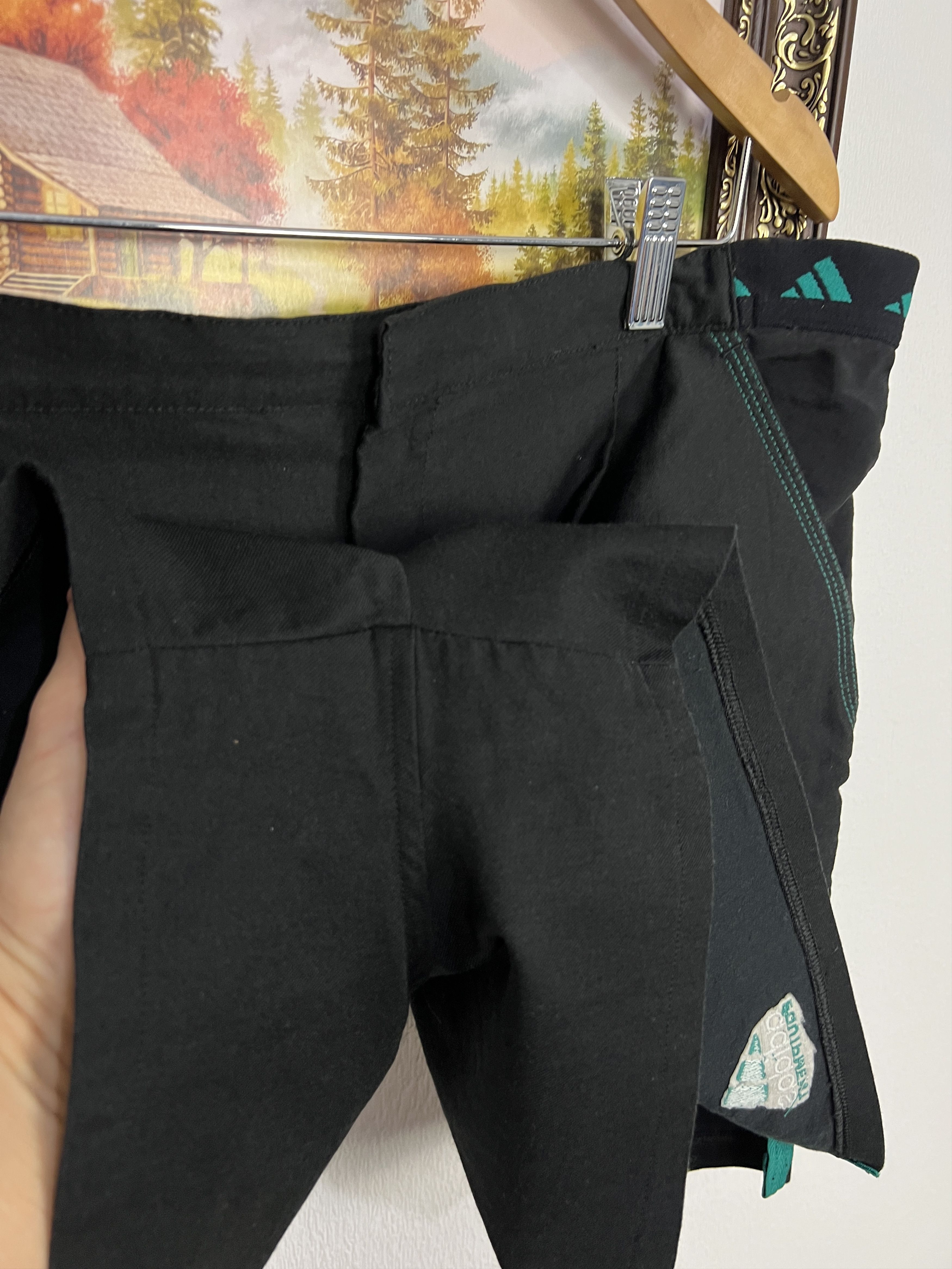 Adidas Vintage 90's Originals Black Tennis Athletic Shorts Rare Size US 36 / EU 52 - 6 Thumbnail