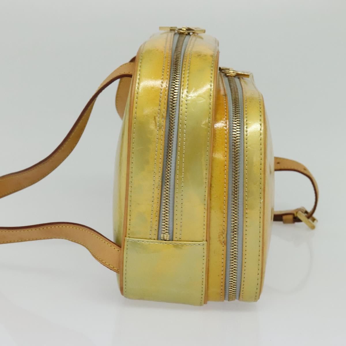 Louis Vuitton LOUIS VUITTON Monogram Vernis Marley Backpack Gris M91038 Size ONE SIZE - 5 Thumbnail