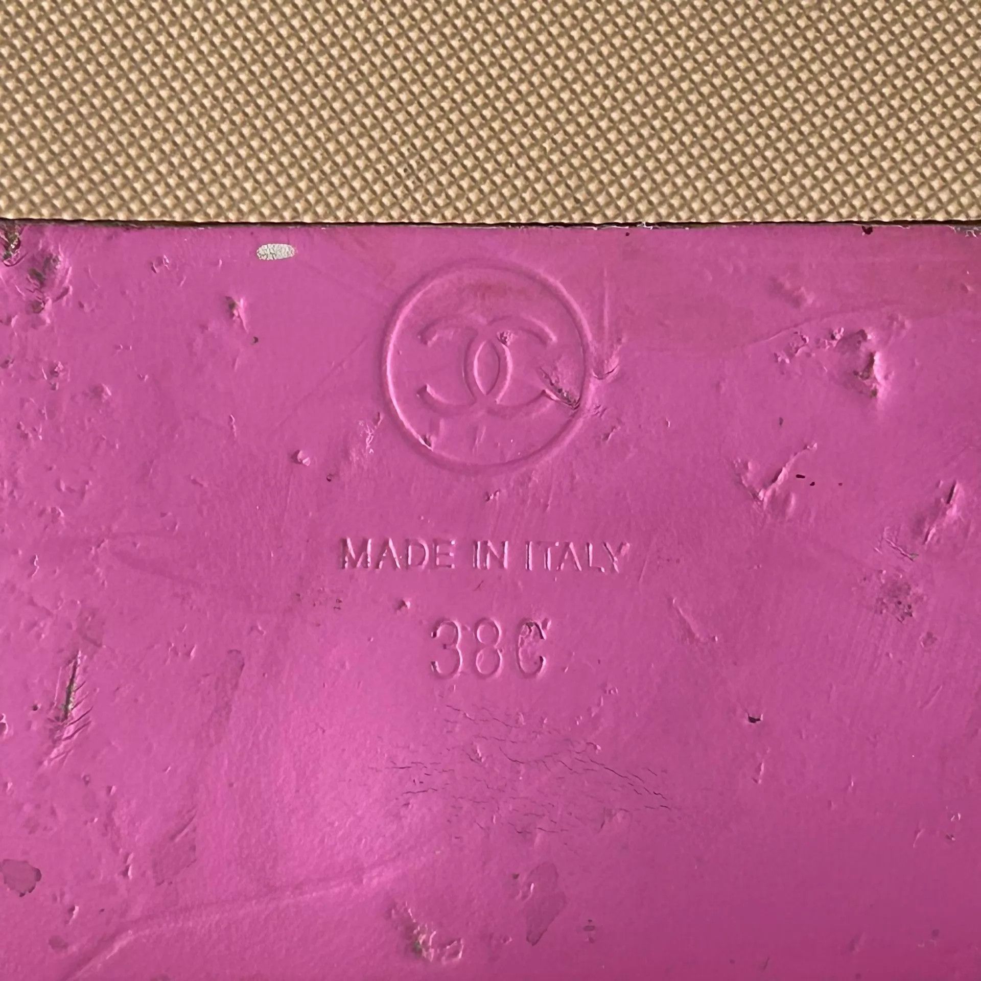 Chanel Chanel Women's Pink CC Logo Sandals Size 38 Size US 7.5 / IT 37.5 - 7 Thumbnail