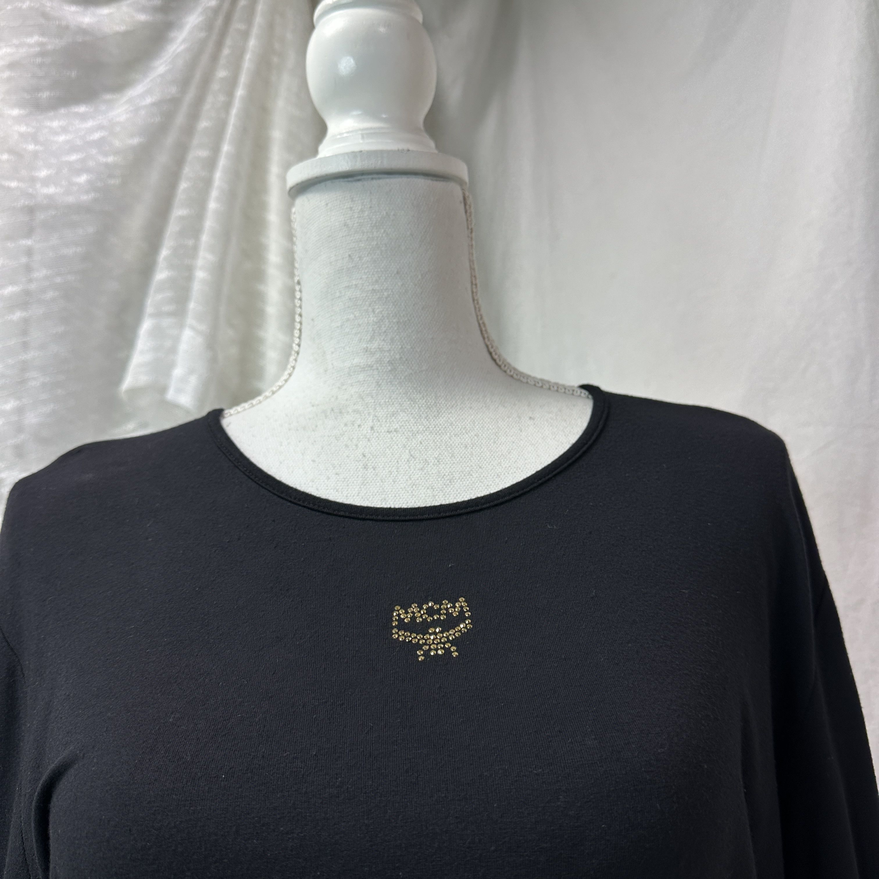 MCM Vintage Grunge Logo Print MCM Longsleeve Y2K Size L / US 10 / IT 46 - 6 Thumbnail