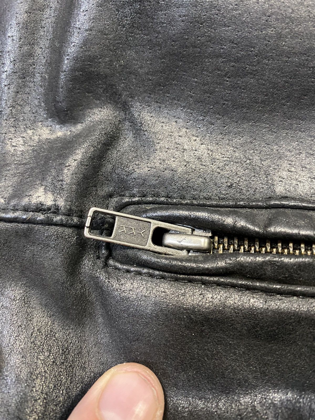 Vintage Black Leather Jacket XXL Japanese Brand Size US XXL / EU 58 / 5 - 8 Thumbnail