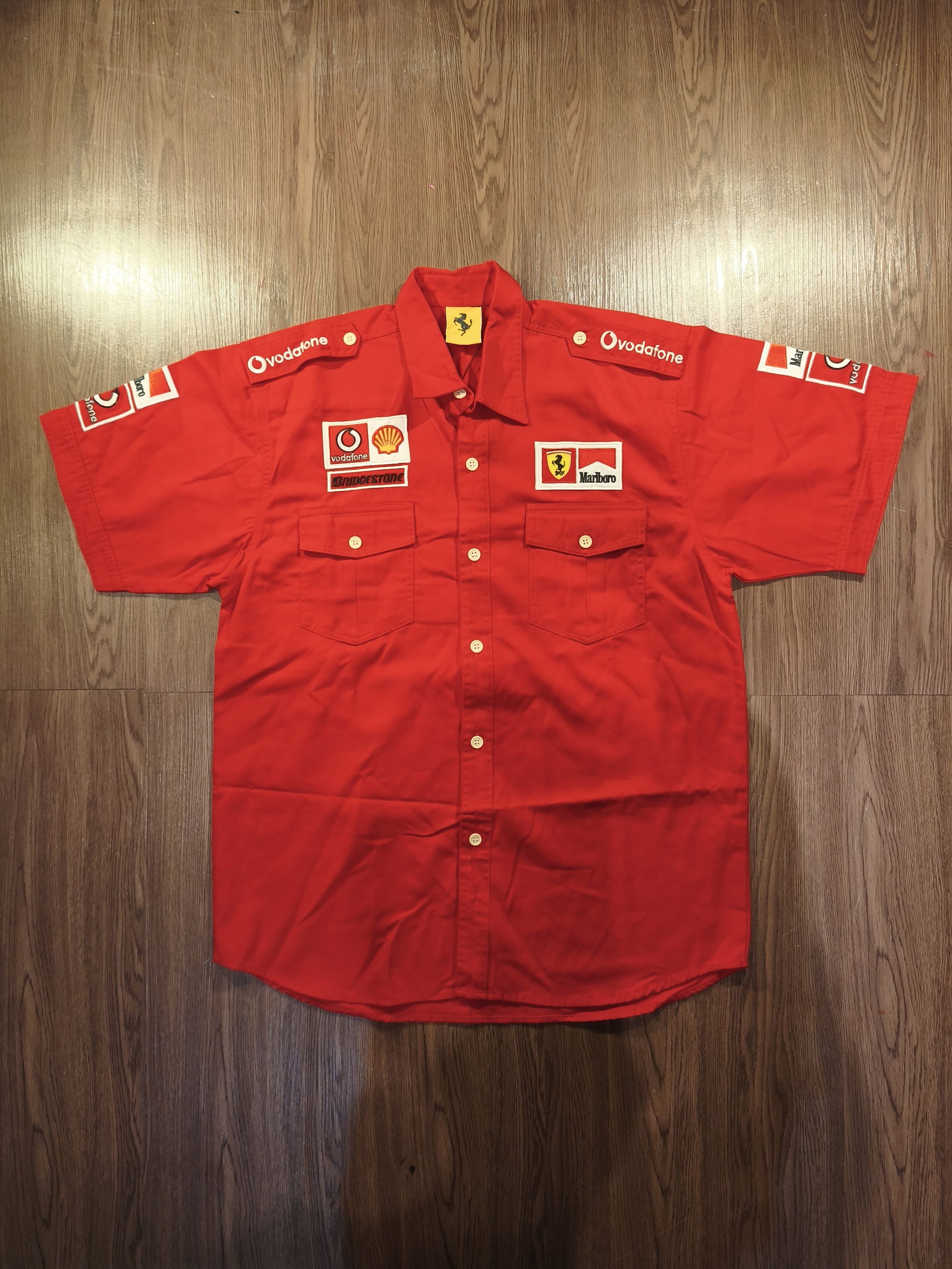 Ferrari Ferrari Vodafone Marlboro Racing Workshirt Size US XL / EU 56 / 4 - 1 Thumbnail