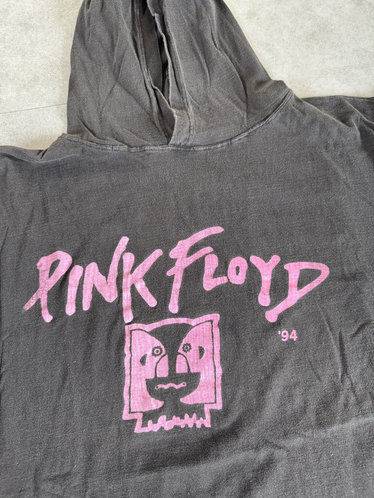 Band Tees × Pink Floyd × Vintage *SUPER RARE* VINTAGE PINK FLOYD 1994 90s HOOD TEE TOUR Size US XL / EU 56 / 4 - 6 Thumbnail