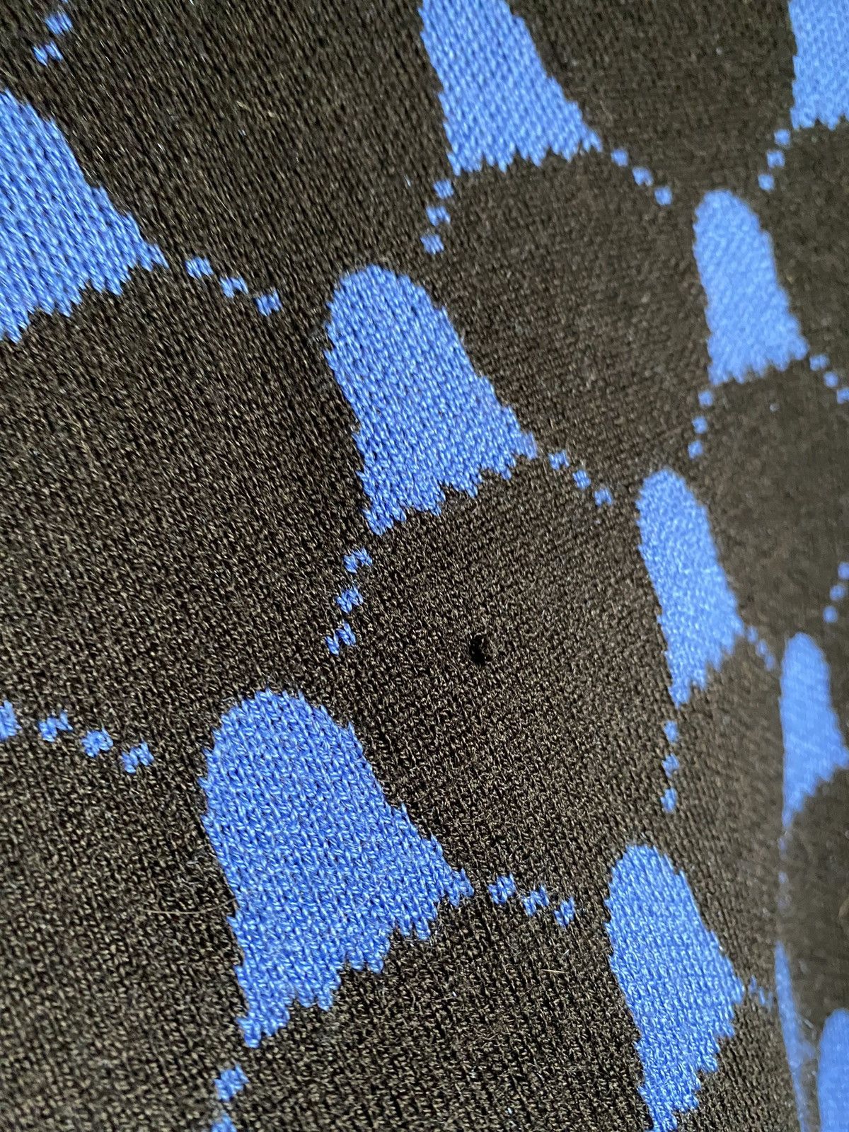 Other The Real Buy Ghost Knit Sweater in Black & Blue Size US M / EU 48-50 / 2 - 3 Thumbnail