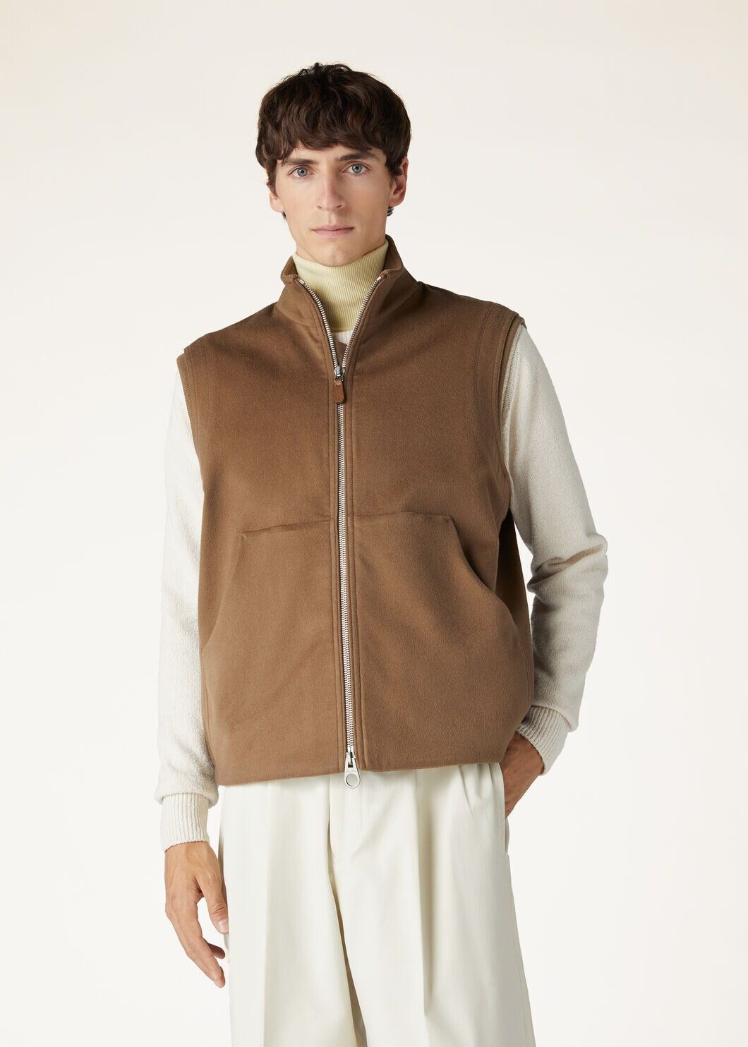 Loro Piana o1w1db10125 FAO0705 Ume Vest in Brown Size US S / EU 44-46 / 1 - 4 Thumbnail