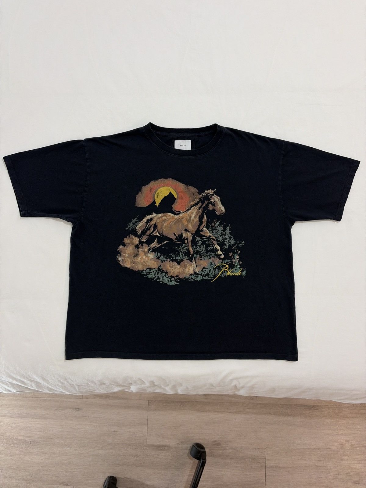 Rhude Rhude Santos Horse Logo Tee Size US L / EU 52-54 / 3 - 1 Thumbnail
