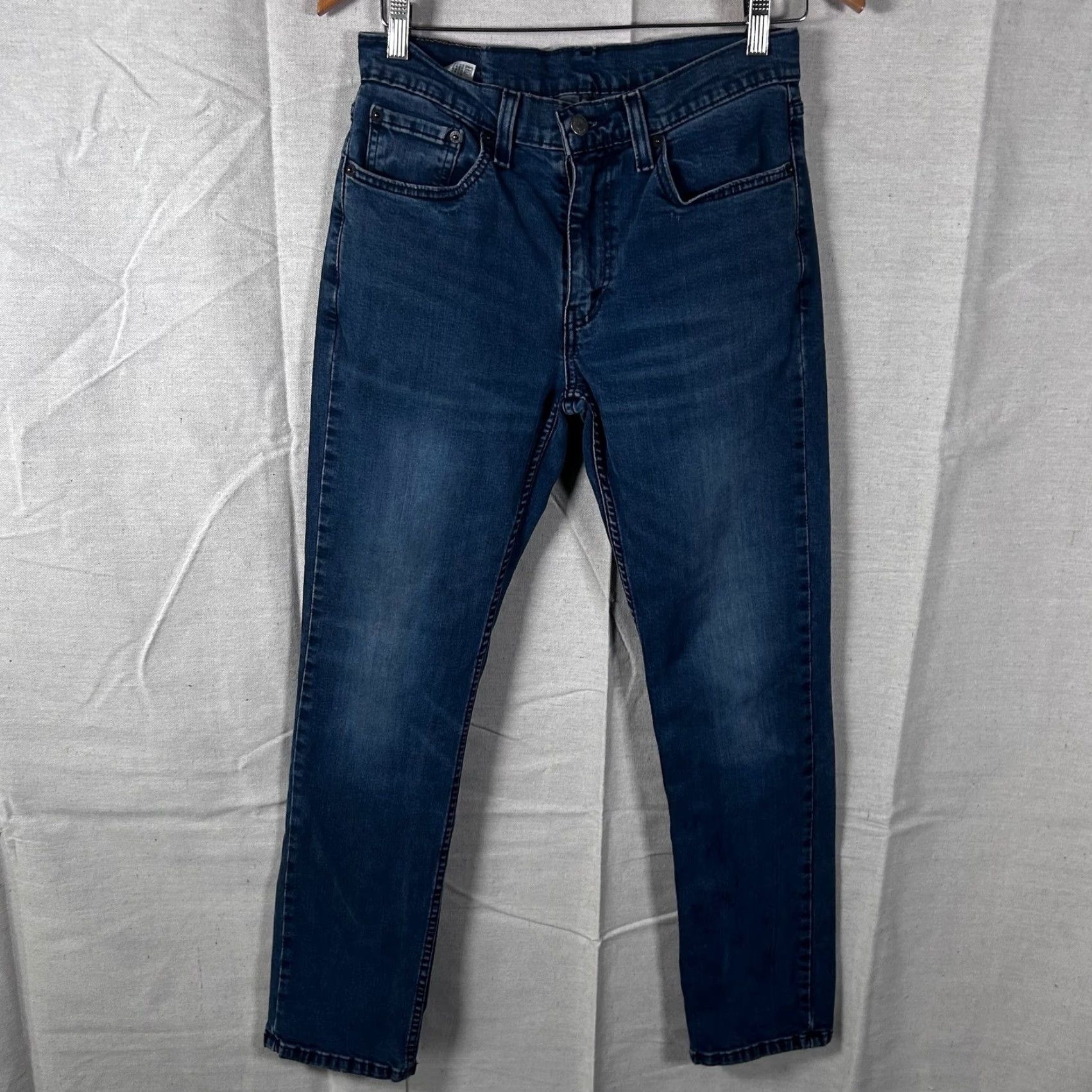 Levi's Levi's 511 Slim Fit Jeans Mens 31x32 Dark Wash Blue Denim Stretch 04511-2402 Size US 31 - 2 Thumbnail