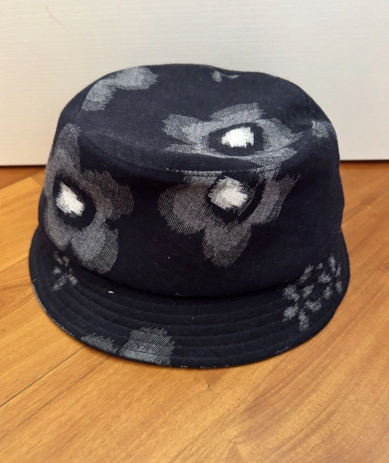 Comme des Garcons × Comme des Garcons SHIRT × Junya Watanabe Junya floral navy bucket hat Size ONE SIZE - 2 Thumbnail