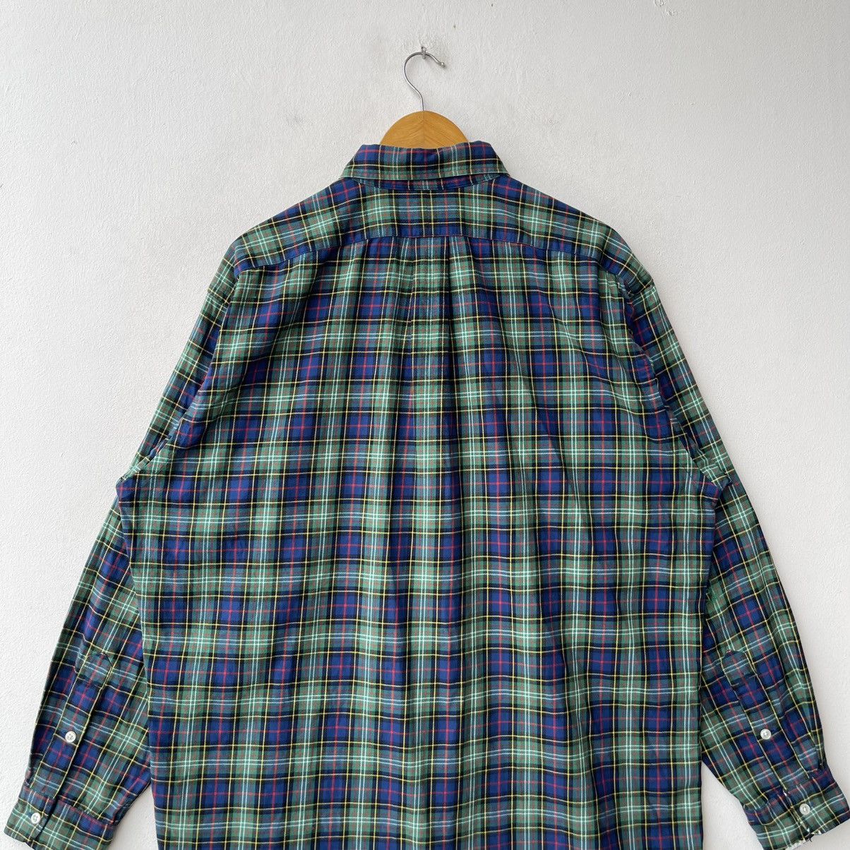 Polo Ralph Lauren Vintage 90s Ralph Lauren "Blake" Plaid Shirt Thrashed Size US L / EU 52-54 / 3 - 6 Thumbnail