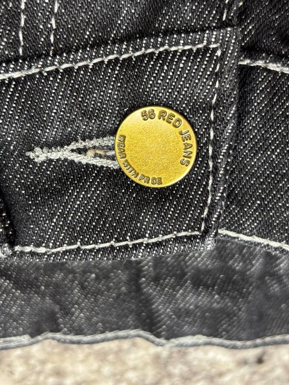 Other Retro Ravi Y2K Baggy Star Jeans Black Denim Streetwear Size US 30 / EU 46 - 6 Thumbnail