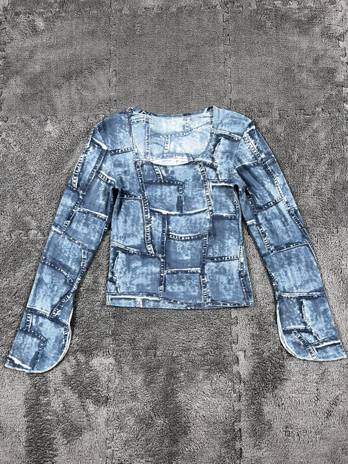 Japanese Brand VINTAGE Y2K JPG STYLE LONG SLEEVE PRINTED TOP Size M / US 6-8 / IT 42-44 - 1 Thumbnail