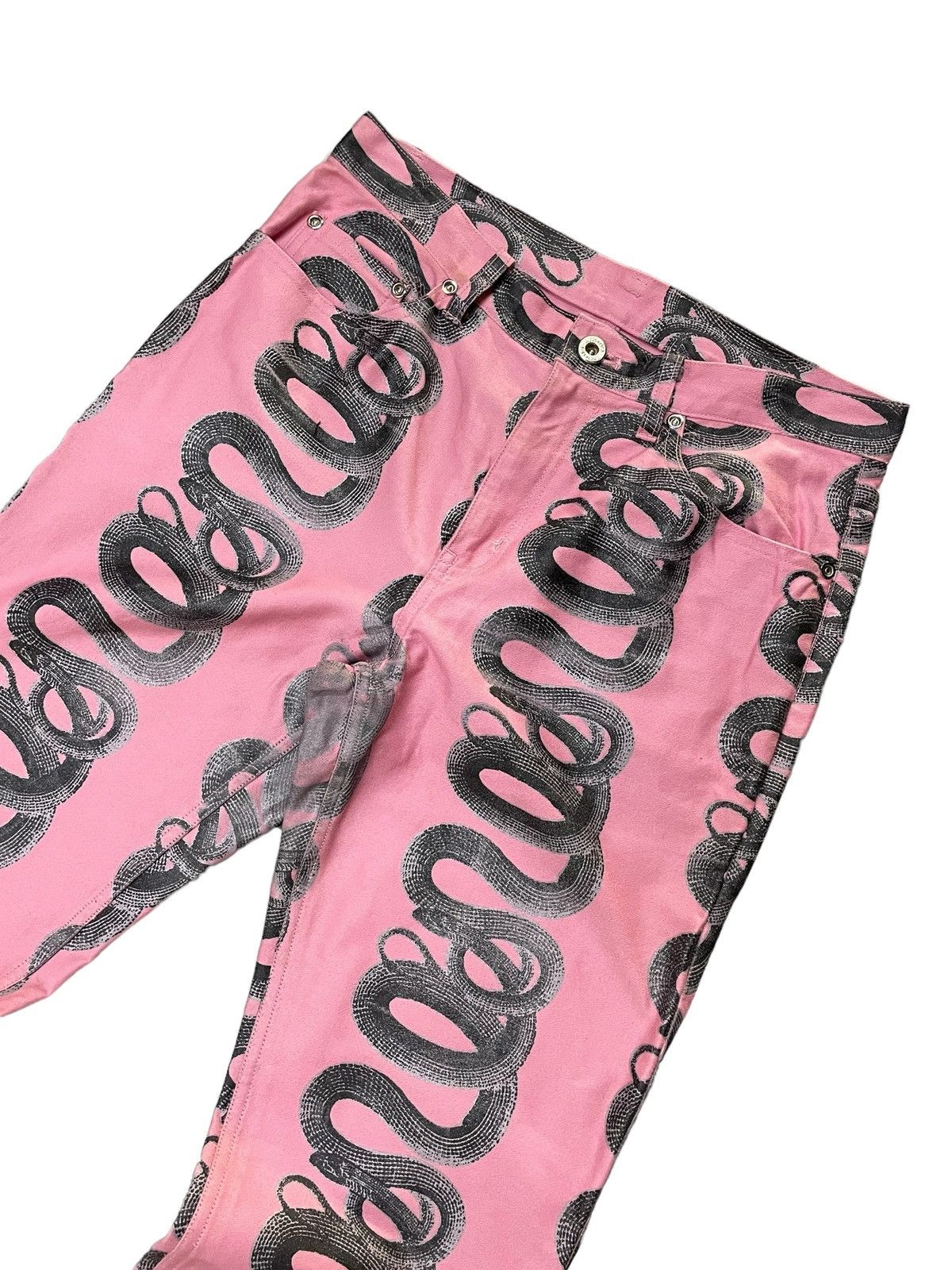 Hysteric Glamour 90s Archive Hysteric Glamour Artisanal Snake Flared Jeans Size US 29 - 6 Thumbnail