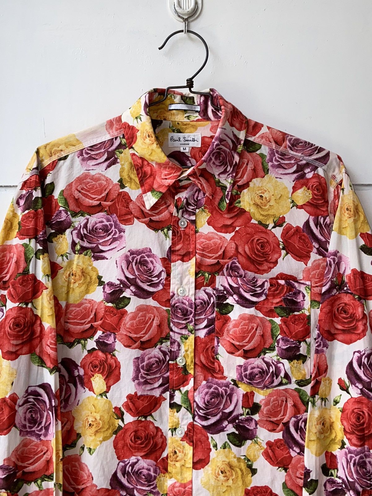 Paul Smith PAUL SMITH Motive Flower Shirt Size US S / EU 44-46 / 1 - 3 Thumbnail