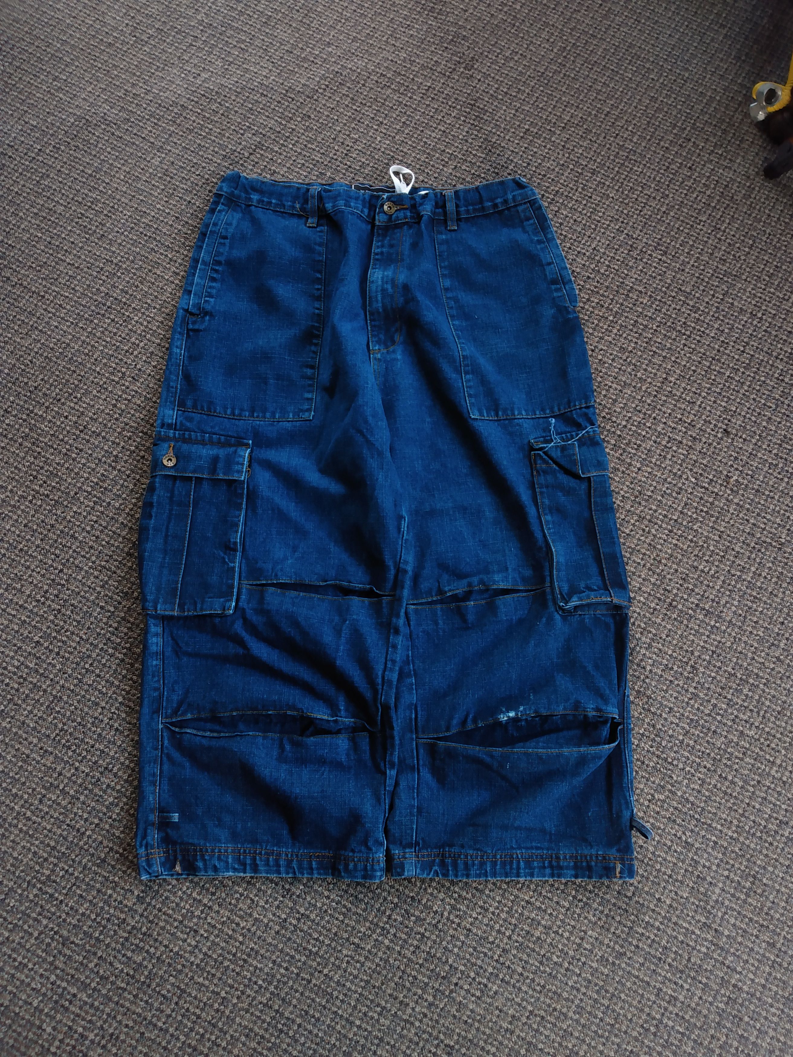 Crazy y2k Trust Jeans wideleg baggy skater pants cargo denim