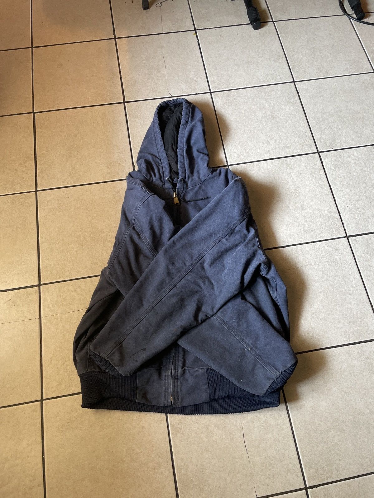 Carhartt × Vintage Carhartt Navy Blue Jacket Size US L / EU 52-54 / 3 - 4 Thumbnail