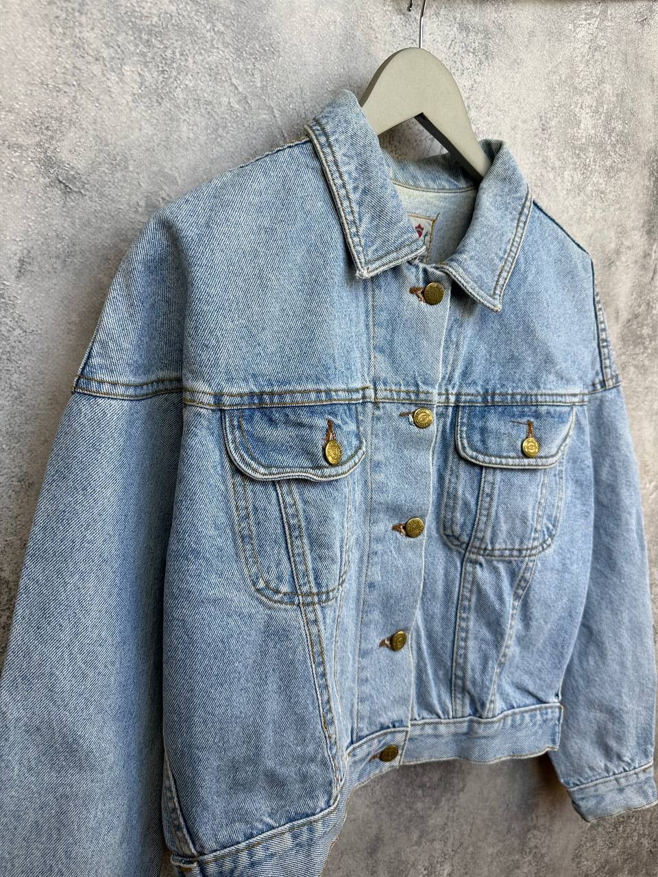 Diesel Diesel Sport Denim Jacket Light Wash Cropped Trucker Size L / US 10 / IT 46 - 3 Thumbnail