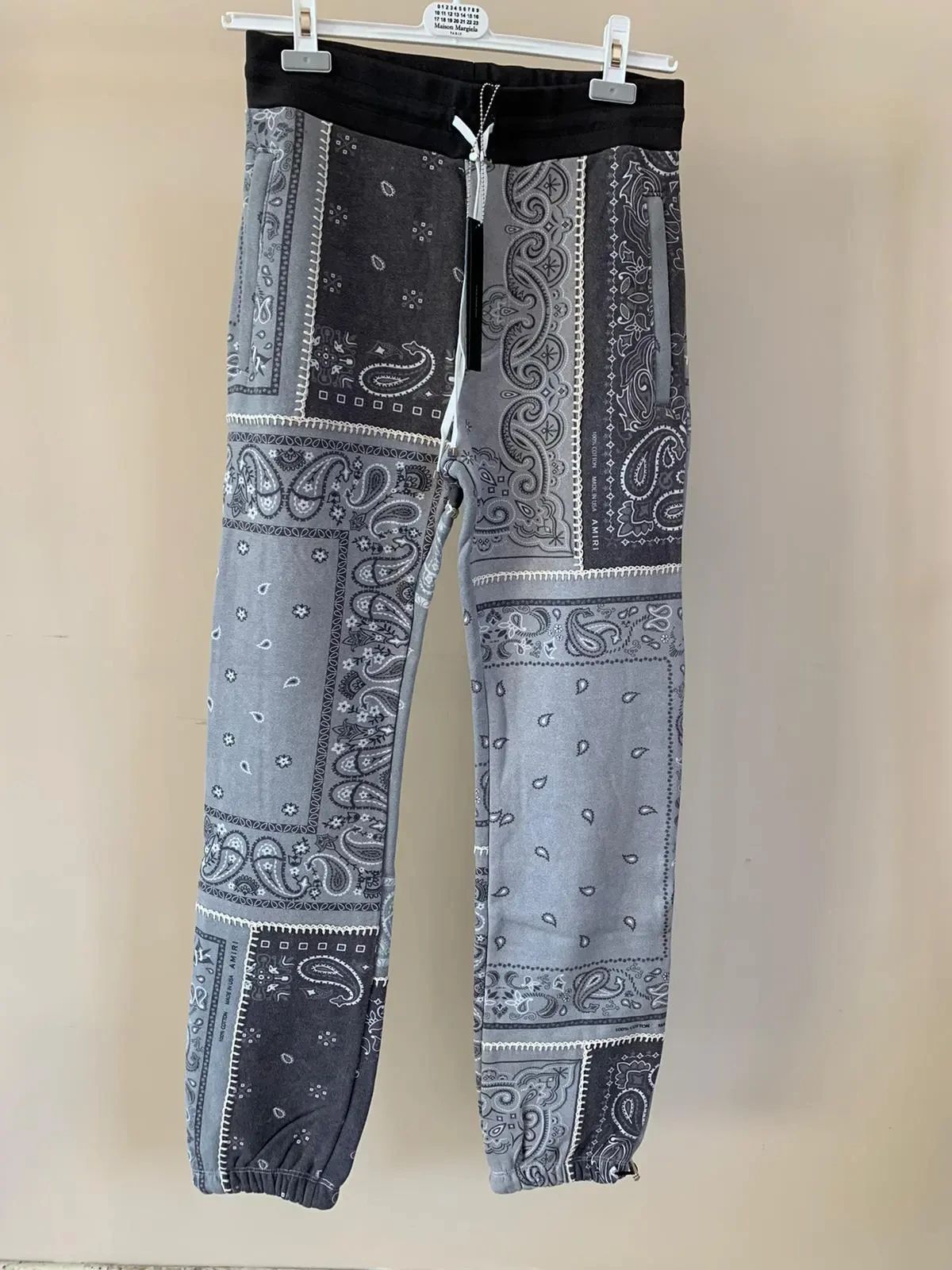 Reconstructed Bandana Sweat Pants