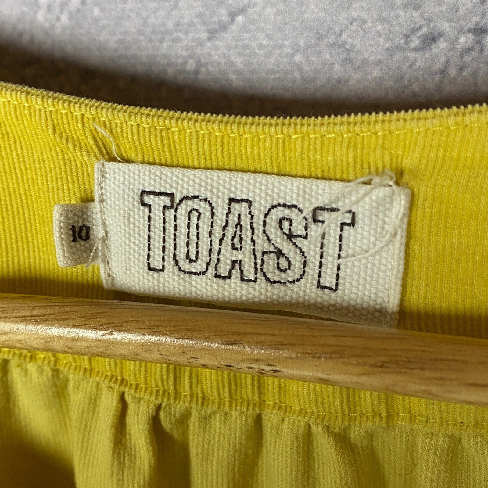 Other Toast Dress Women's Size 10 Yellow Long Sleeve ` Size L / US 10 / IT 46 - 4 Thumbnail