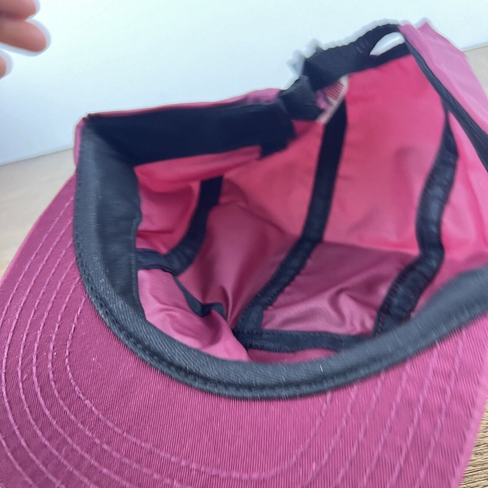 Other Maroon Red Running Hat Athletic Cap Red Adjustable Hat Red A Size ONE SIZE - 10 Thumbnail