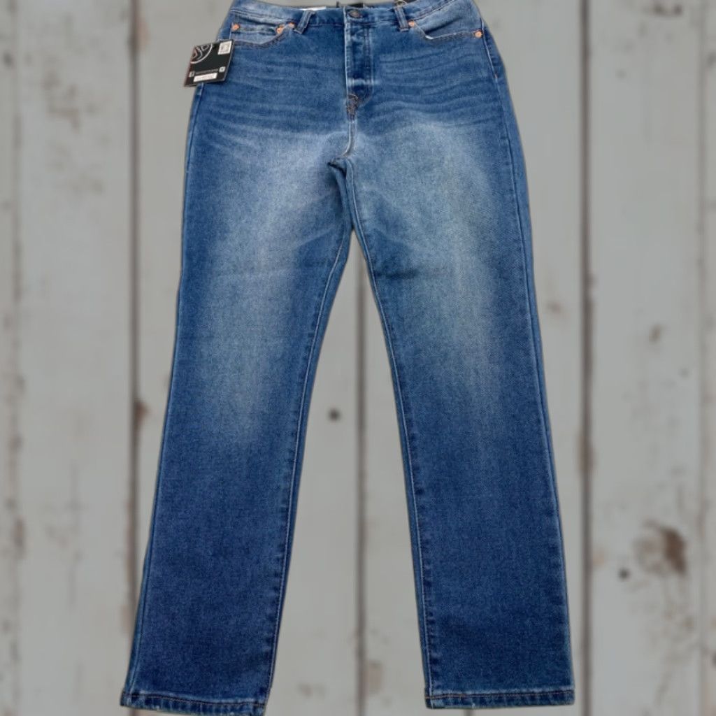 Denime VINTAGE NWT BoomBoom Womens Blue Denim Jeans Size 11/30 30x27.5 Straight Leg 3267 NEW Size 32" / US 10 / IT 46 - 1 Thumbnail