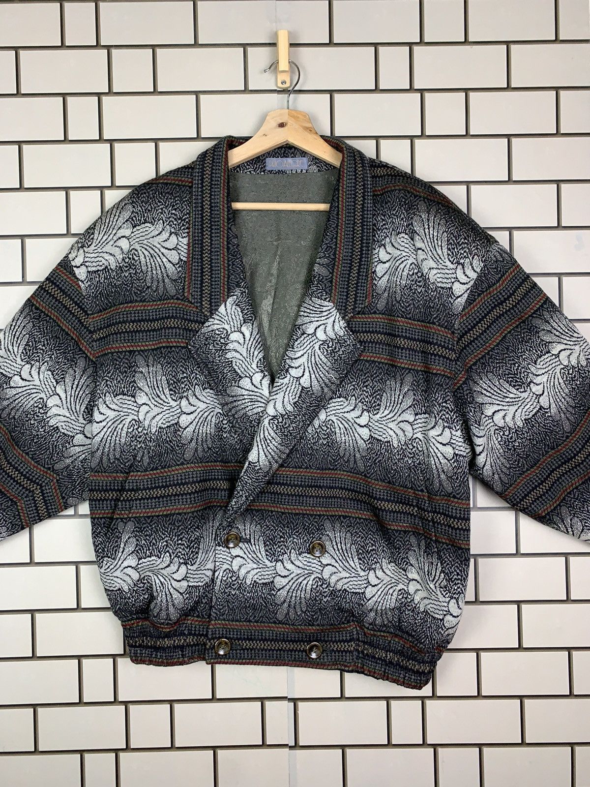 Designer × Japanese Brand × Vintage Vintage Prio Alegre Flora Design Jacket Size US L / EU 52-54 / 3 - 15 Thumbnail