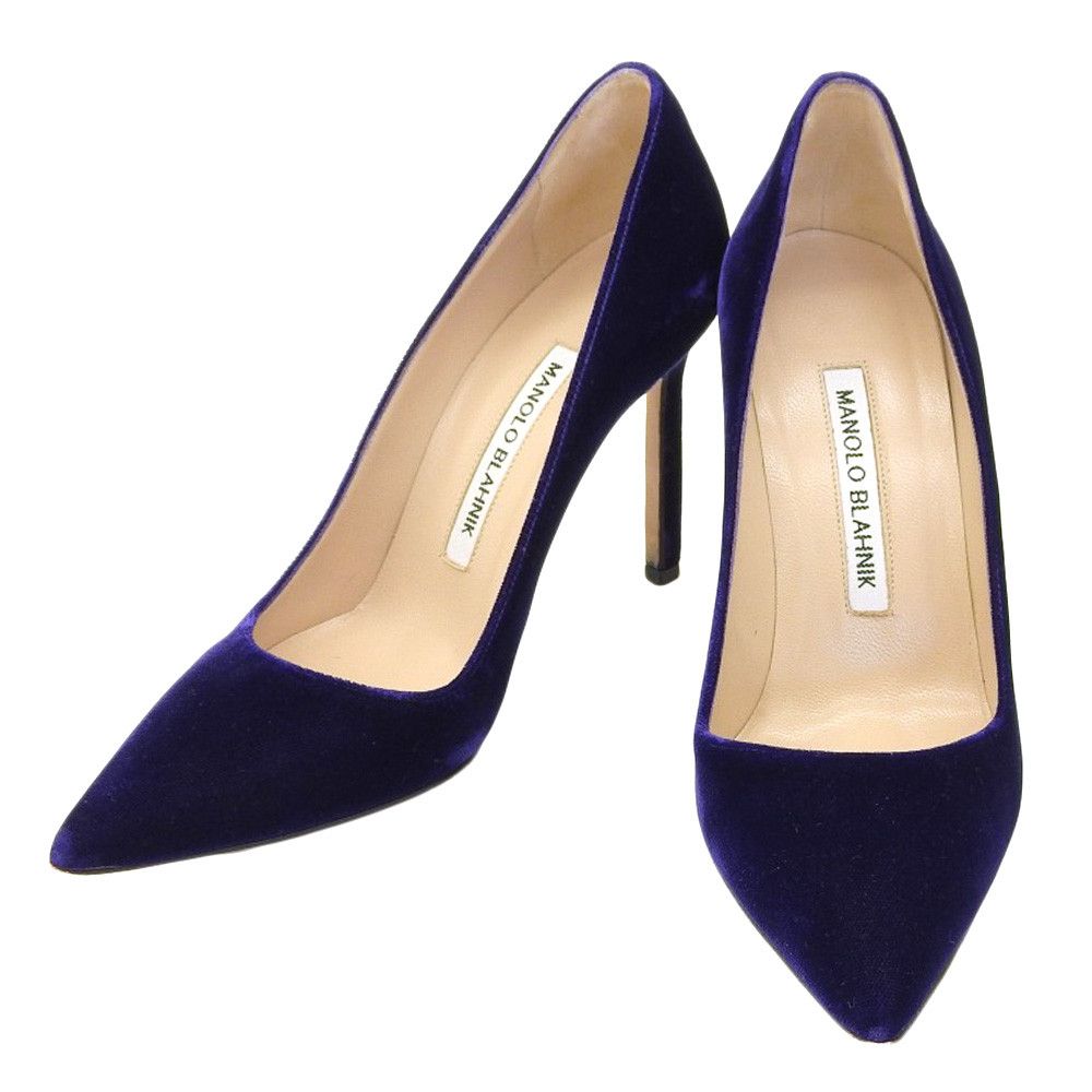 Manolo Blahnik Manolo Blahnik Manolo Blahnik BB90 Velvet Pumps Others Shoes BB90 DUTY FREE for USA Size ONE SIZE - 1 Thumbnail