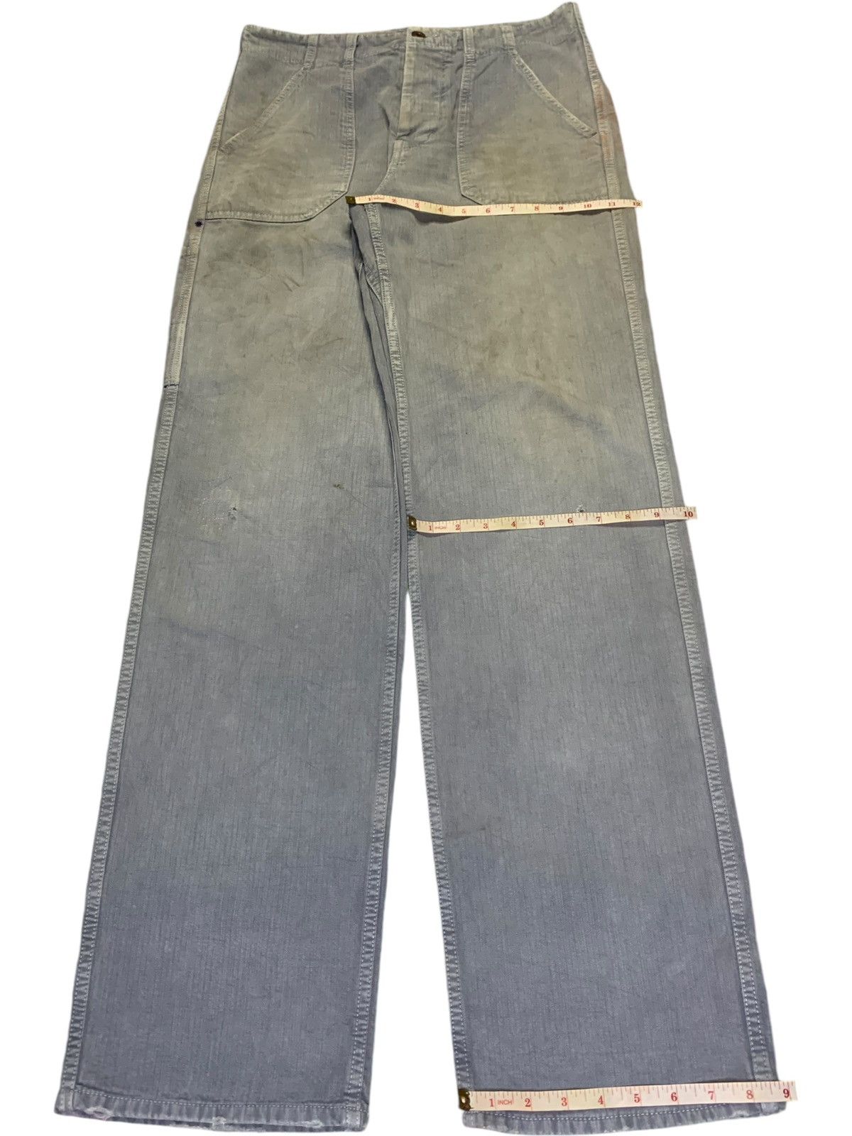 Eternal × Japanese Brand Vintage Japan Eternal Mud Wash Buckle Baggy Carpenter Jeans Size US 32 / EU 48 - 14 Thumbnail