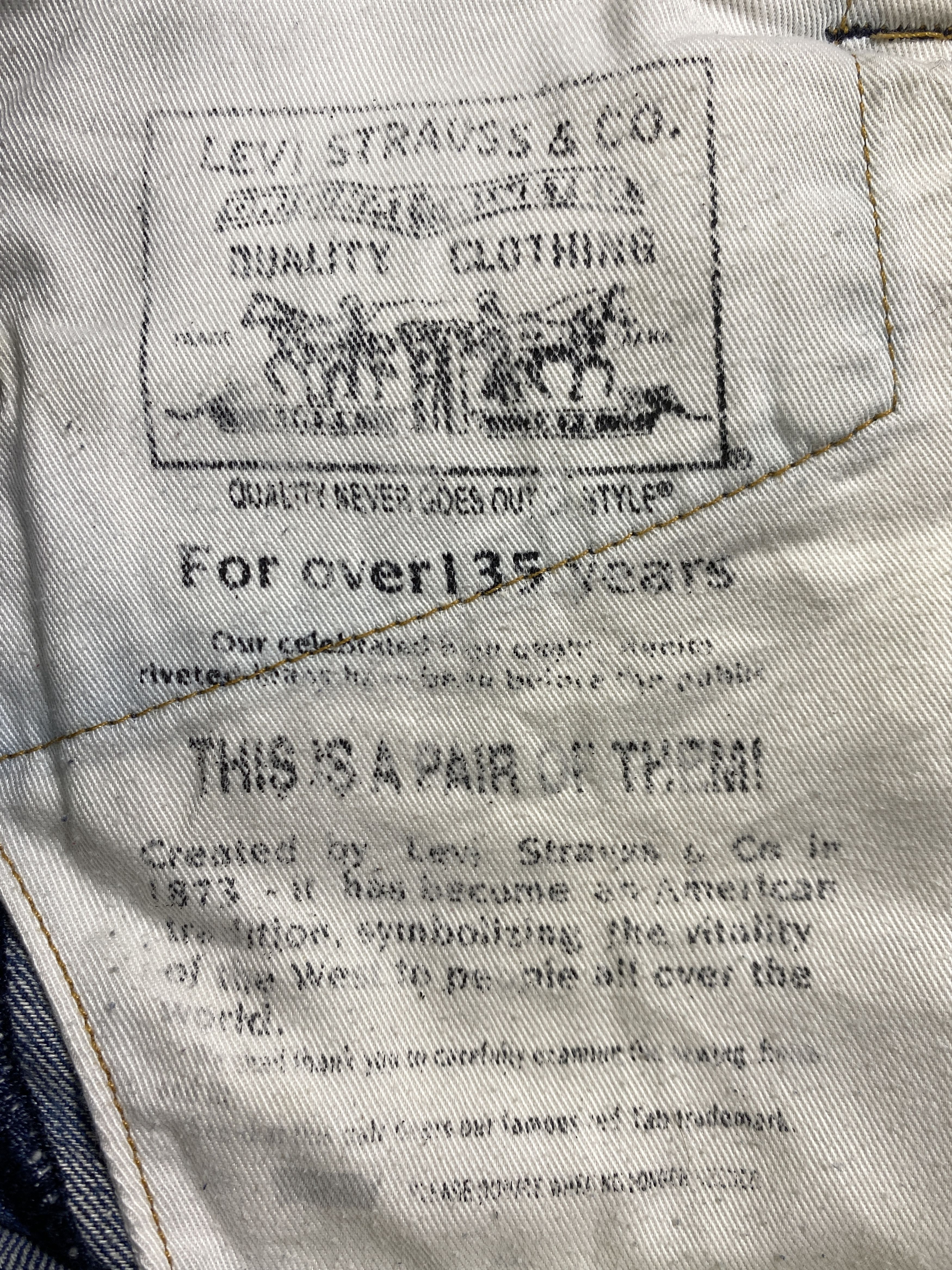 Levi's Vintage Levi's 511 Distressed Denim 31x31 JN064 Size US 31 - 12 Thumbnail