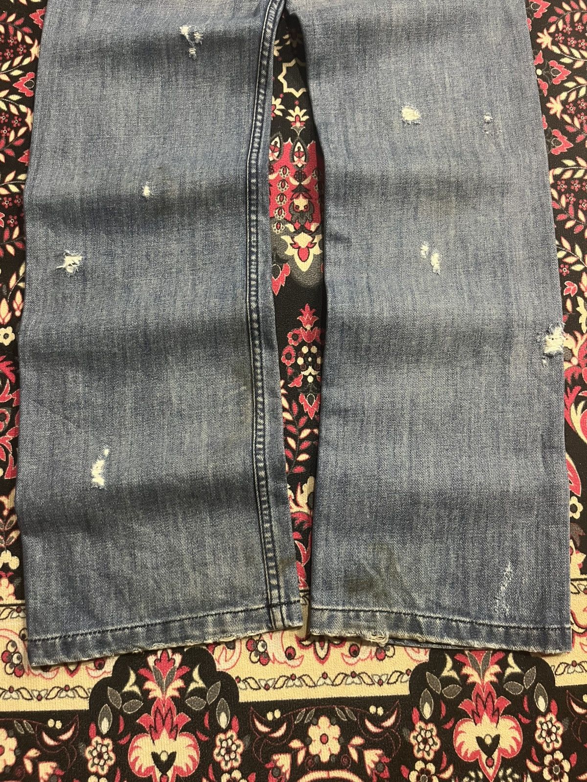 Diesel ⚡️Loose Leg⚡️Vintage Diesel Busky Buttonfly Distressed Jeans Size US 28 / EU 44 - 13 Thumbnail