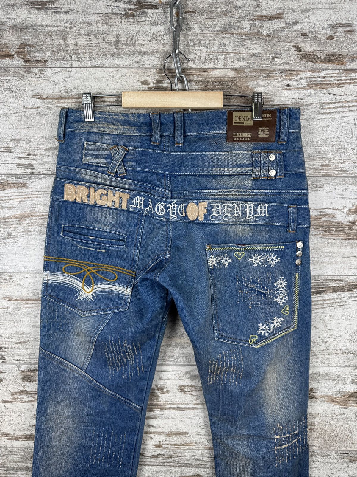 Hysteric Glamour Mens Vintage Hysteric Glamour avant garde pants denim jeans Size US 31 - 8 Thumbnail