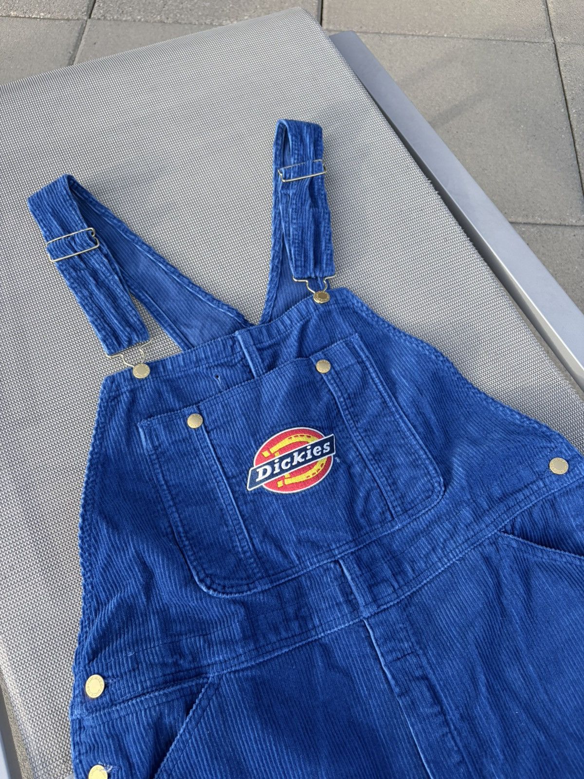 Dickies × Supreme Supreme x Dickies Corduroy Overalls 'Royal' (FW22) Size US L / EU 52-54 / 3 - 3 Thumbnail