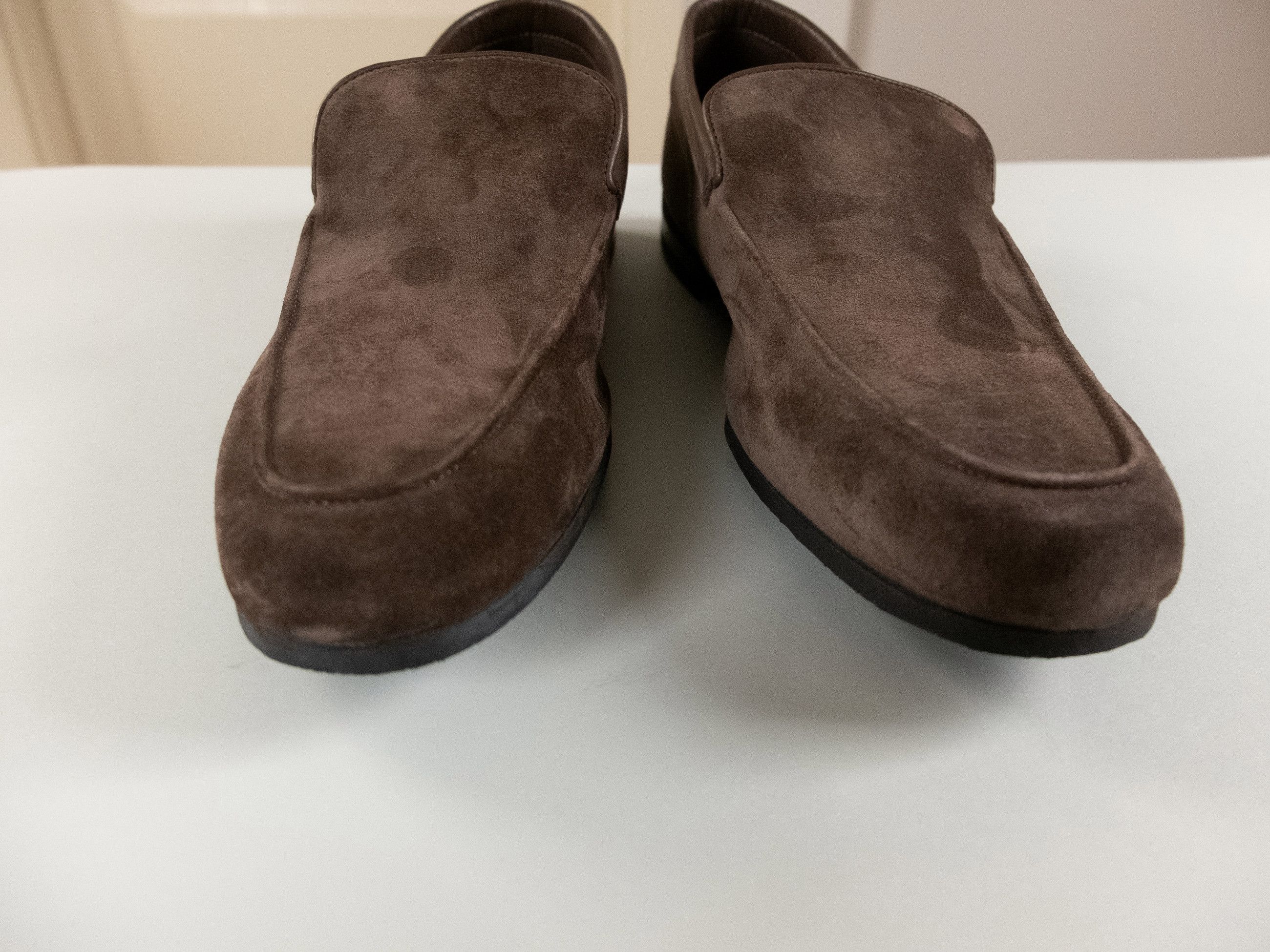 John Lobb JOHN LOBB Tyne brown suede & leather unlined loafers 10 43 Size US 10 / EU 43 - 4 Thumbnail