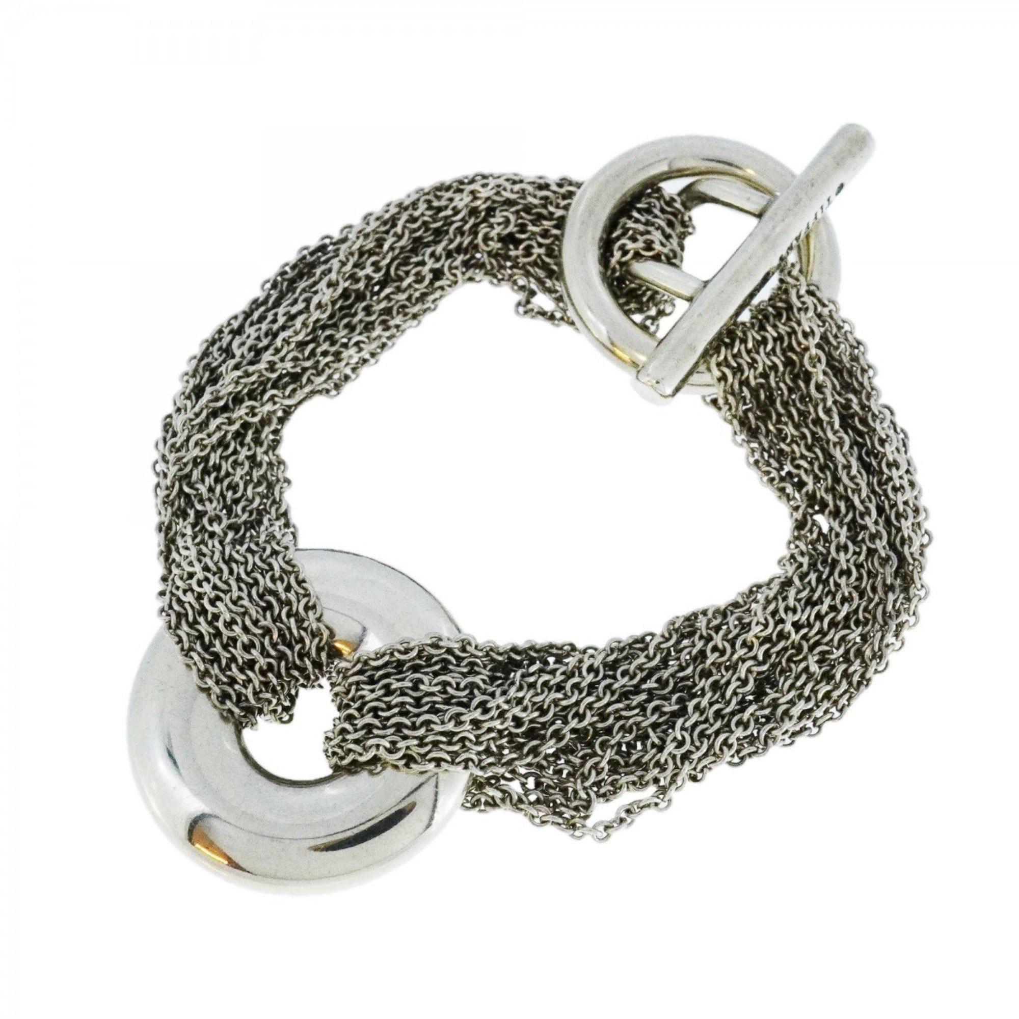 Tiffany 10-Row Toggle Circle Bracelet in Silver 925 for Women