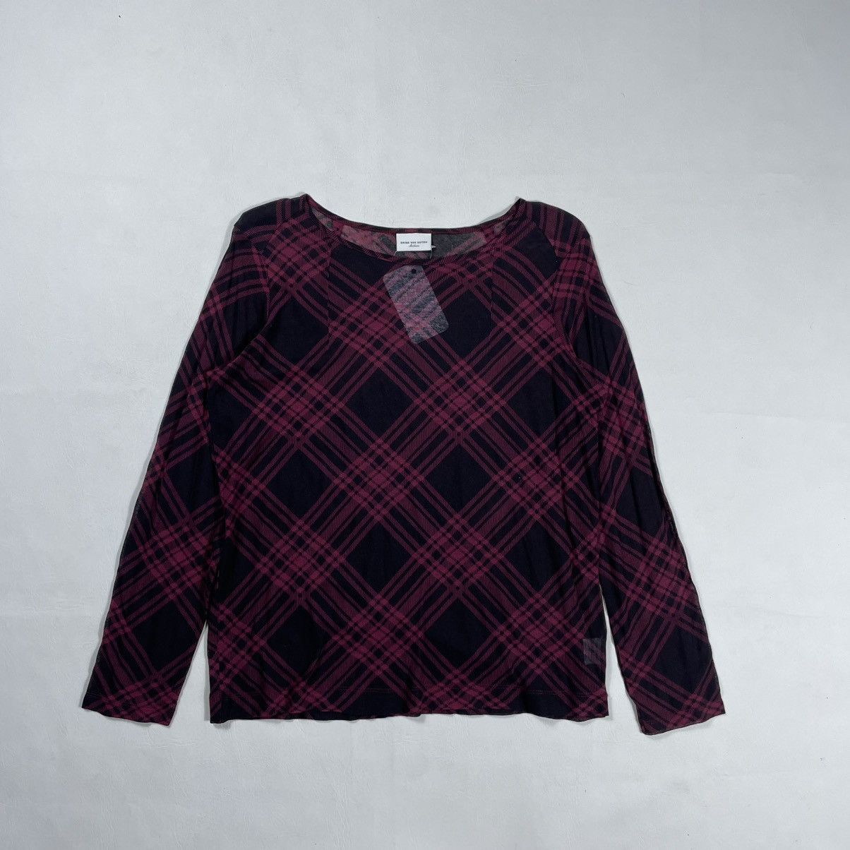 Dries Van Noten Dries Van Noten Plaid mesh longsleeve Size M / US 6-8 / IT 42-44 - 8 Thumbnail