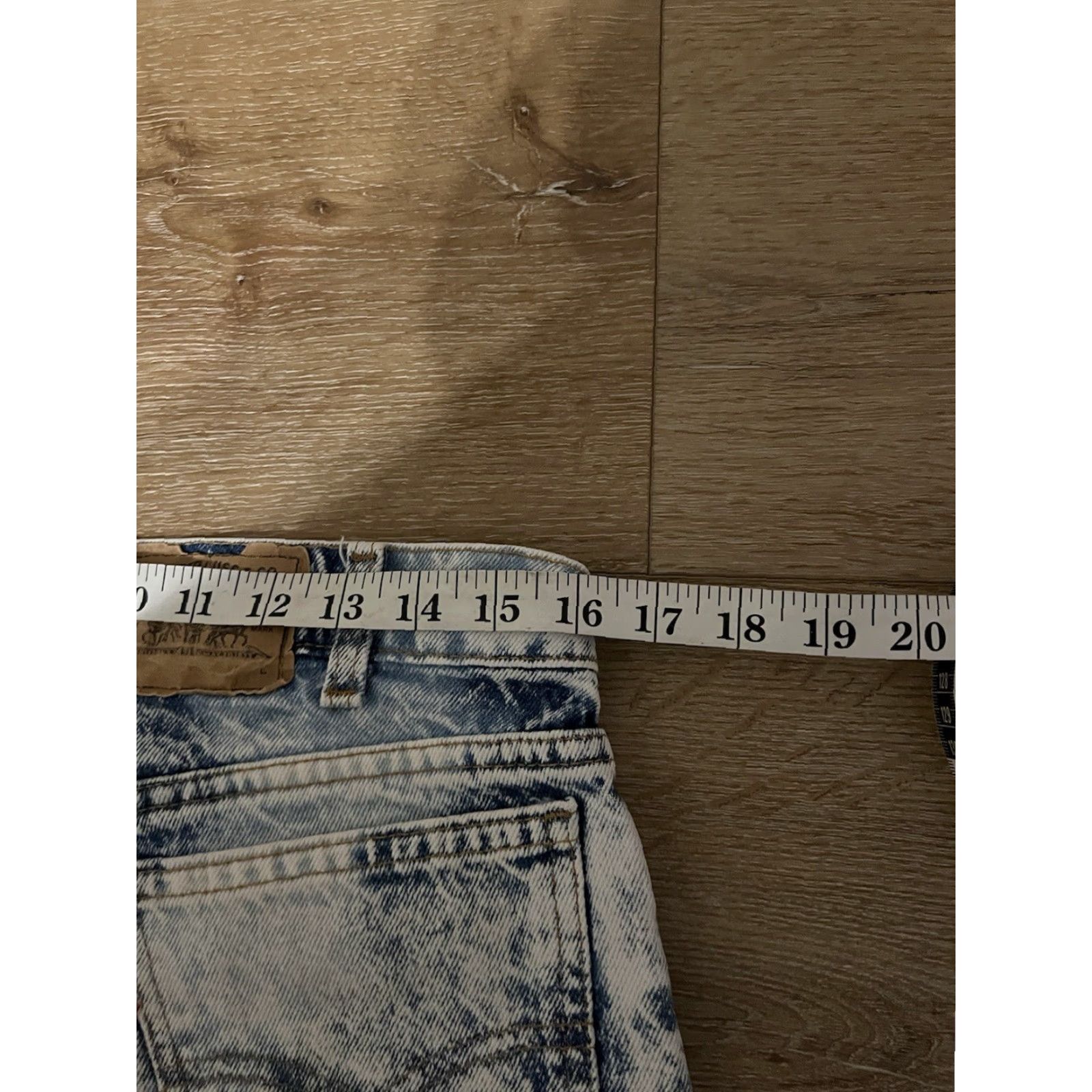 Levi's VINTAGE Levi's 550 Jeans Mens 32x27 Blue Denim Acid Wash USA Made Levi's 550 Jeans Distressed 5-Pocket Classic 80s Size US 32 / EU 48 - 4 Thumbnail
